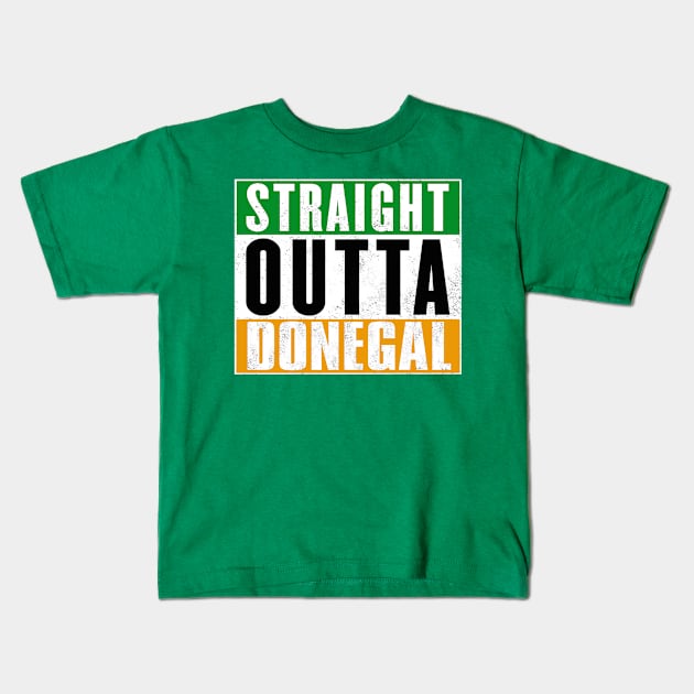 Straight Outta Donegal Kids T-Shirt by Ireland